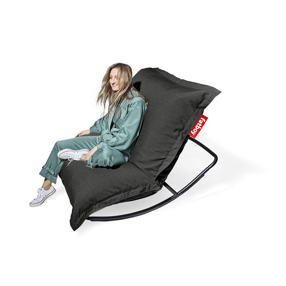 FATBOY fauteuil d'extérieur ORIGINAL OUTDOOR avec cadre à bascule ROCK'N ROLL