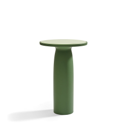 QEEBOO table haute pour l'intérieur et l'extérieur TOTO avec plateau en Durat Ø 70 cm