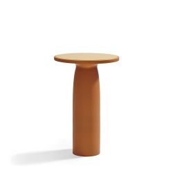 QEEBOO table haute pour l'intérieur et l'extérieur TOTO avec plateau en Durat Ø 70 cm