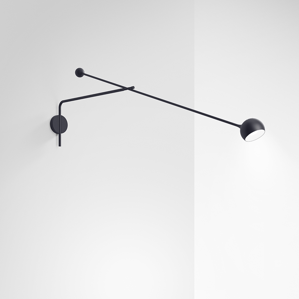 ARTEMIDE lampe murale avec bras IXA WALL XL