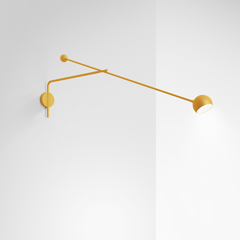 ARTEMIDE lampe murale avec bras IXA WALL XL