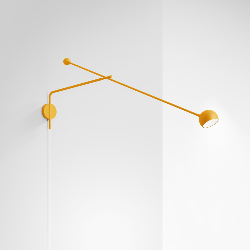 ARTEMIDE lampe murale avec bras IXA WALL XL PLUG