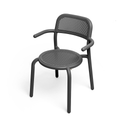 FATBOY set de 4 chaises d'exteur avec accoudoirs TONÍ ARMCHAIR