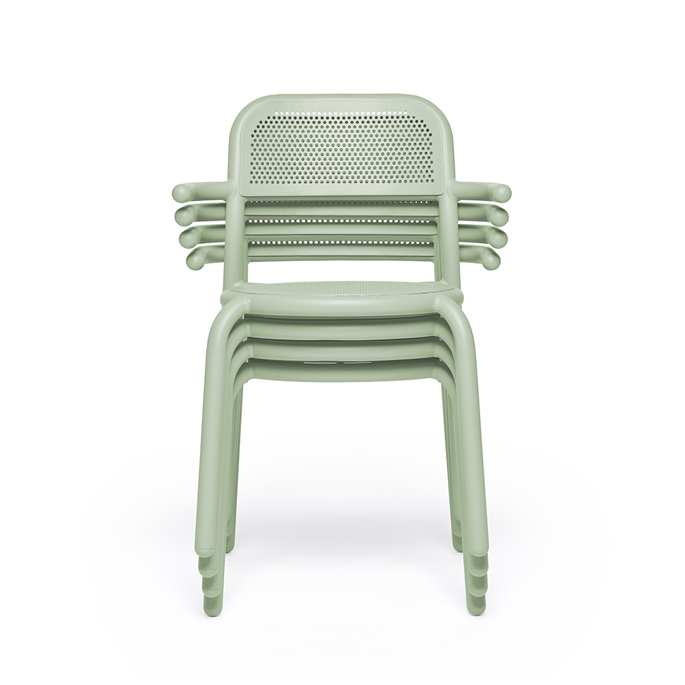 FATBOY set de 4 chaises d'exteur avec accoudoirs TONÍ ARMCHAIR