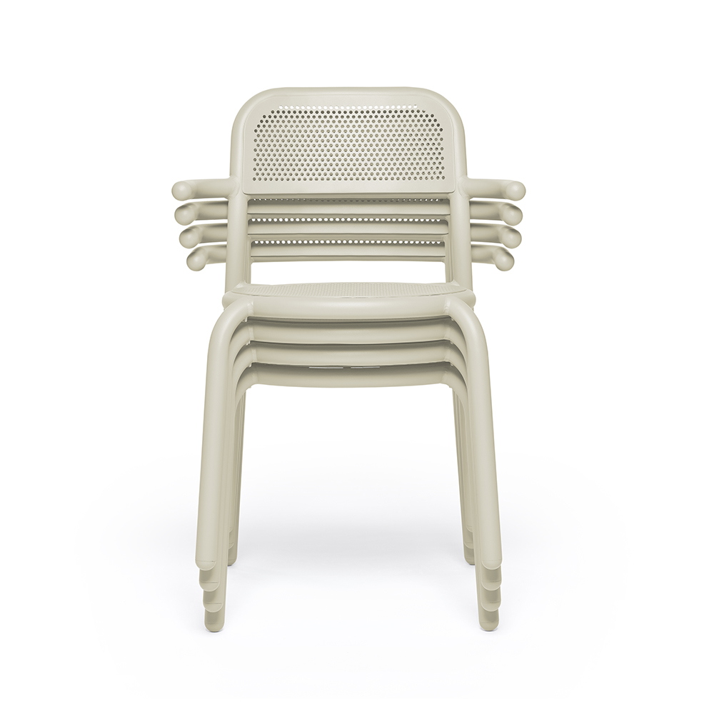 FATBOY set de 4 chaises d'exteur avec accoudoirs TONÍ ARMCHAIR