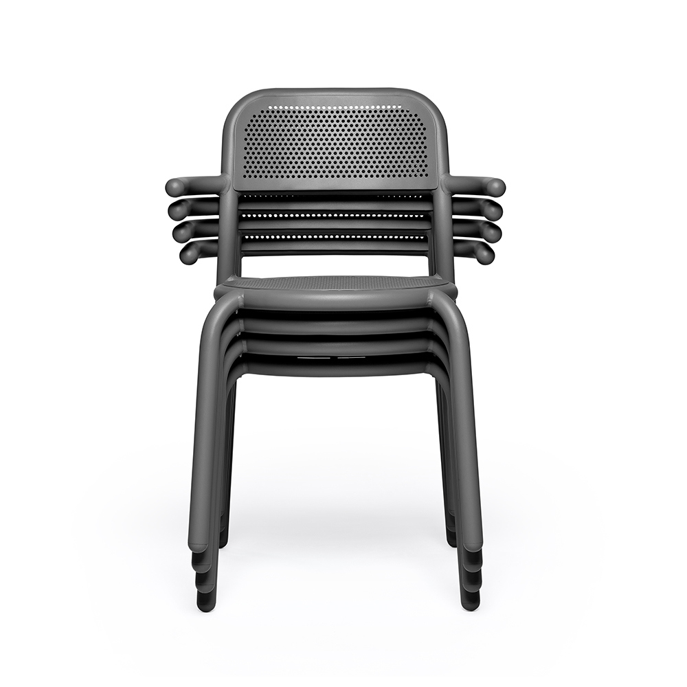 FATBOY set de 4 chaises d'exteur avec accoudoirs TONÍ ARMCHAIR
