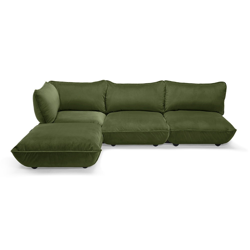 FATBOY canapé à 3 places SUMO CORNER SOFA VELVET