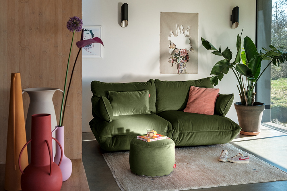 FATBOY canapé à 3 places SUMO SOFA MEDIUM VELVET