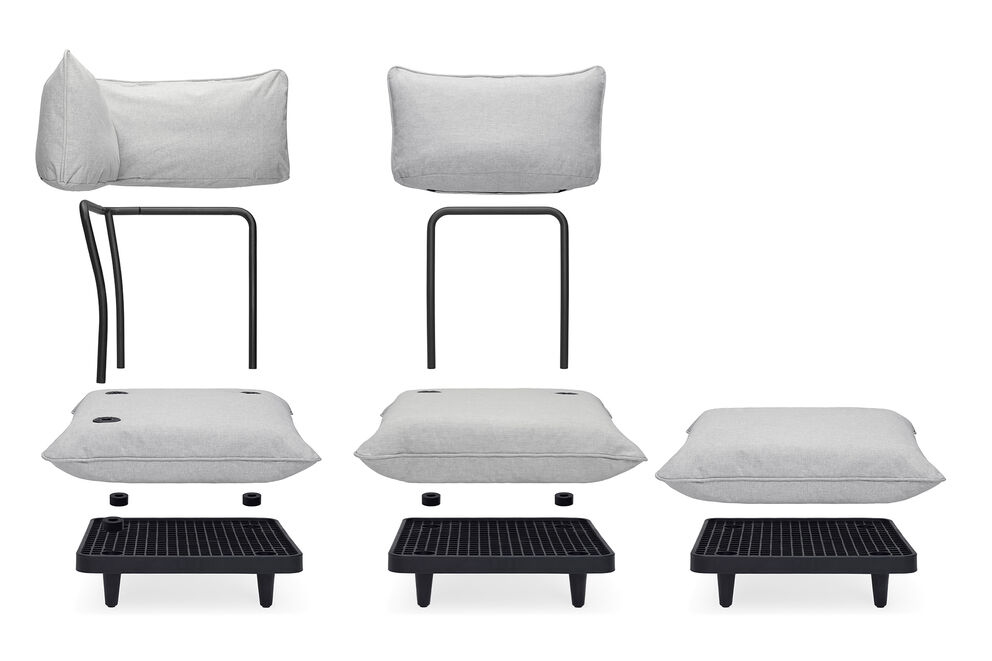 FATBOY canapé d'extérieur PALETTI SET SMALL