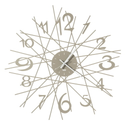 ARTI E MESTIERI horloge murale ZIG ZAG