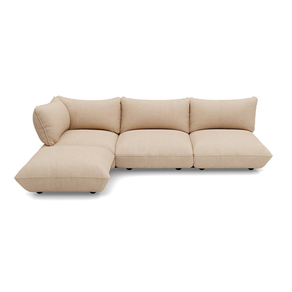 FATBOY canapé à 3 places SUMO CORNER SOFA LEFT CORD