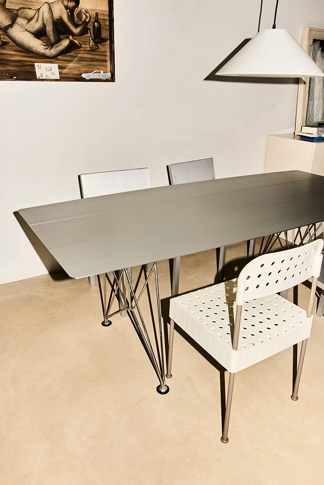 BD BARCELONA DESIGN table TABLE B STAINLESS STEEL LEGS