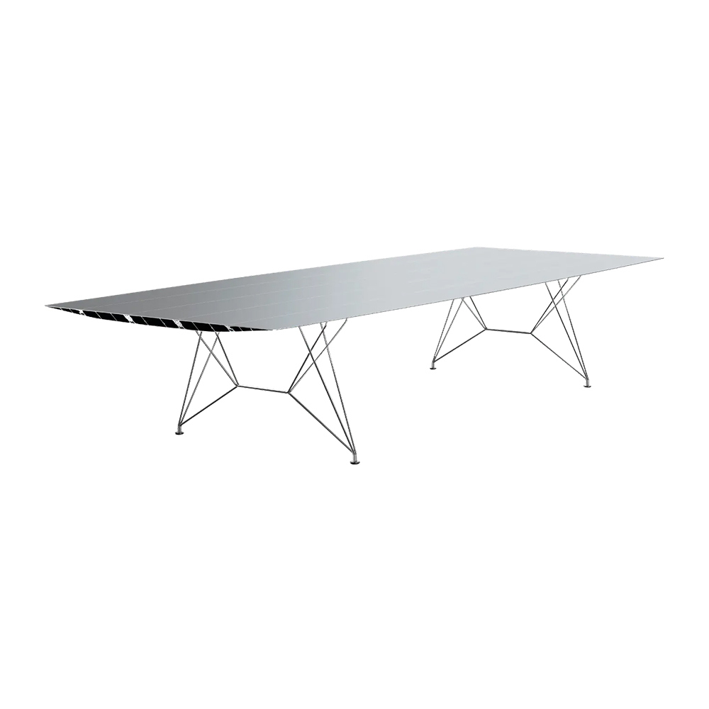 BD BARCELONA DESIGN table TABLE B STAINLESS STEEL LEGS