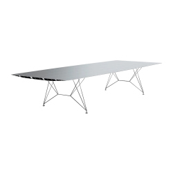 BD BARCELONA DESIGN table TABLE B STAINLESS STEEL LEGS