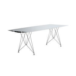 BD BARCELONA DESIGN table TABLE B STAINLESS STEEL LEGS