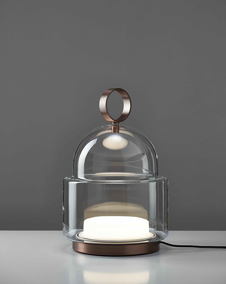 BROKIS lampadaire ou lampe de table DOME TABLE SMALL