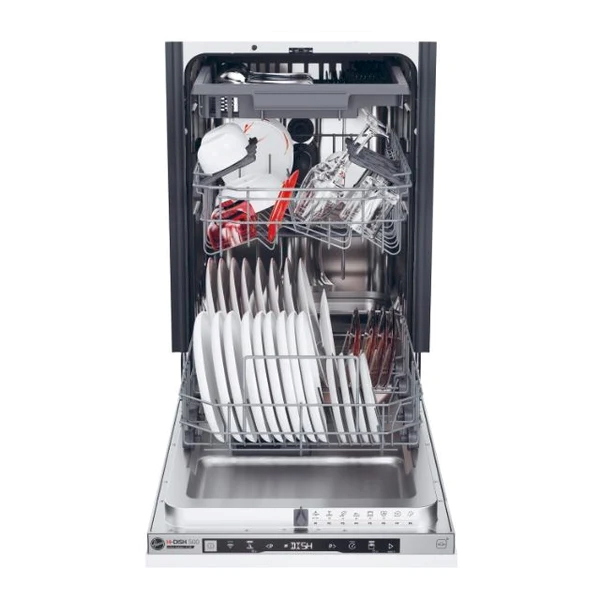HOOVER lave-vaisselle encastrable HS6B2S1PTA 45 cm, 16 couverts, commande à distance via App hOn, classe C