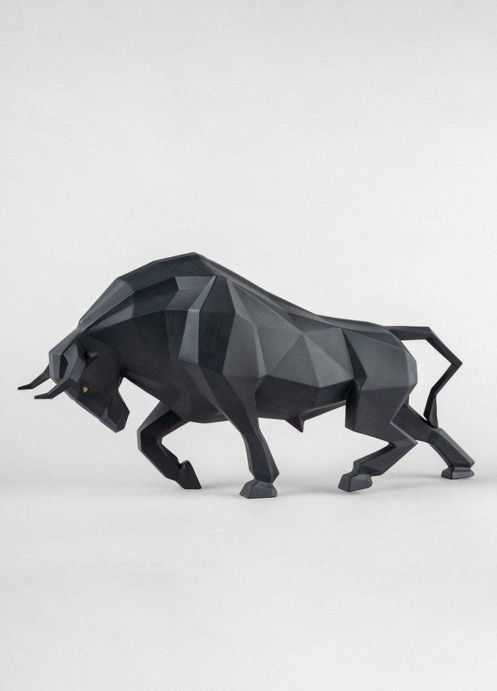 LLADRÓ objet décoratif TAUREAU