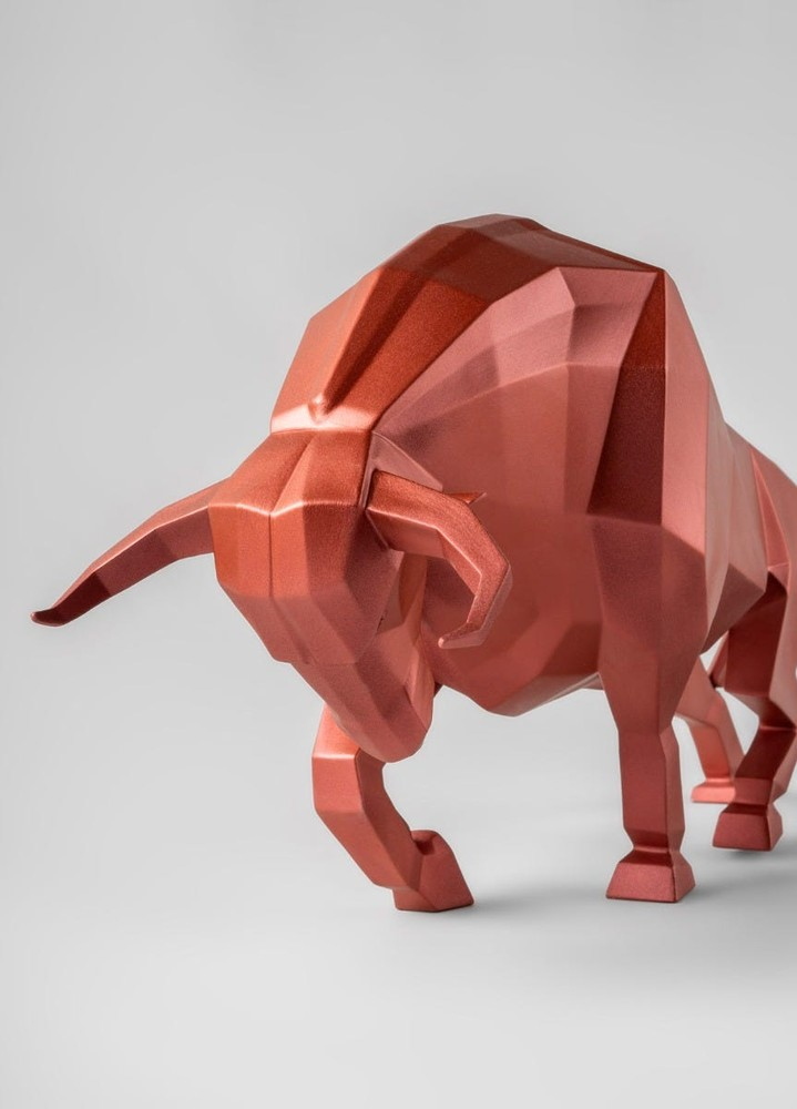 LLADRÓ objet décoratif TAUREAU