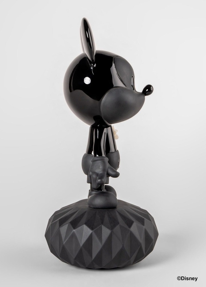 LLADRÓ objet décoratif MICKEY TOTAL BLACK Disney Collection