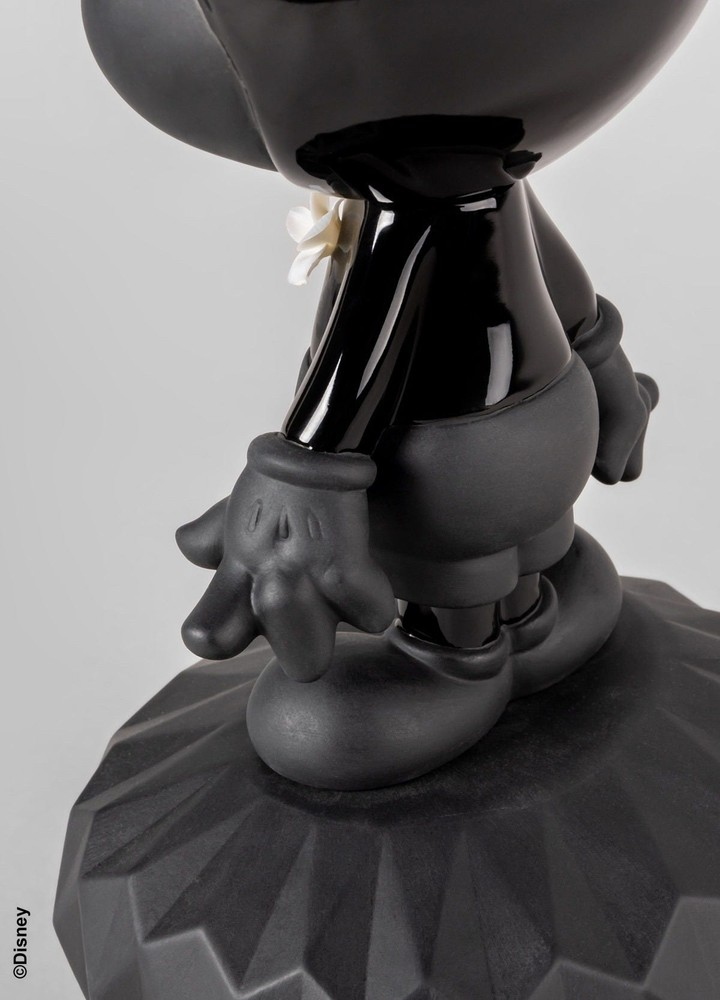 LLADRÓ objet décoratif MICKEY TOTAL BLACK Disney Collection