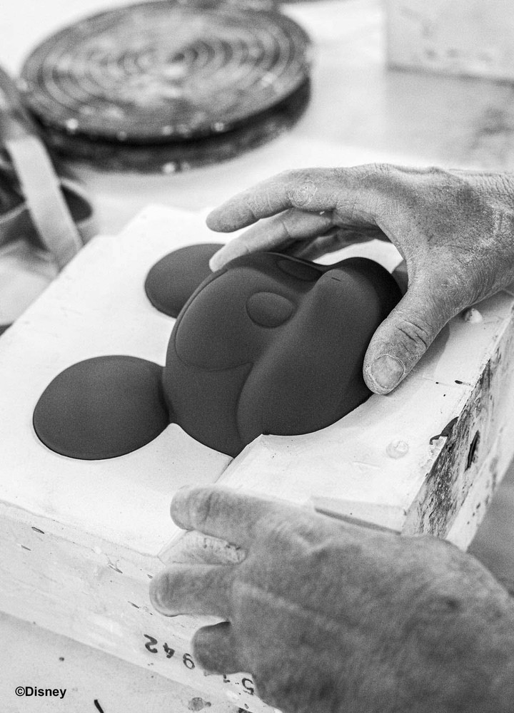 LLADRÓ objet décoratif MICKEY TOTAL BLACK Disney Collection