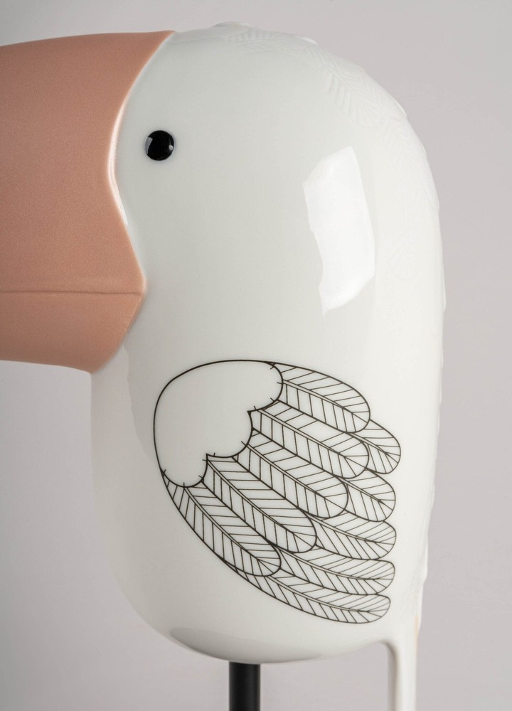 LLADRÓ objet décoratif FACE 2 FACE - TOUCAN