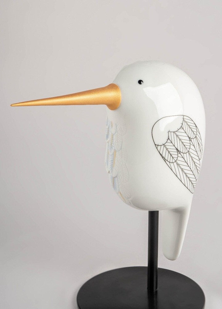 LLADRÓ objet décoratif FACE 2 FACE - COLIBRI