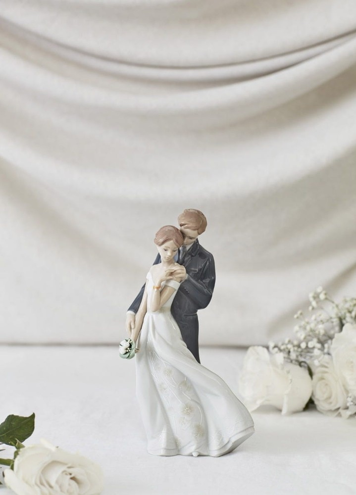LLADRÓ objet décoratif AMOUR ÉTERNEL