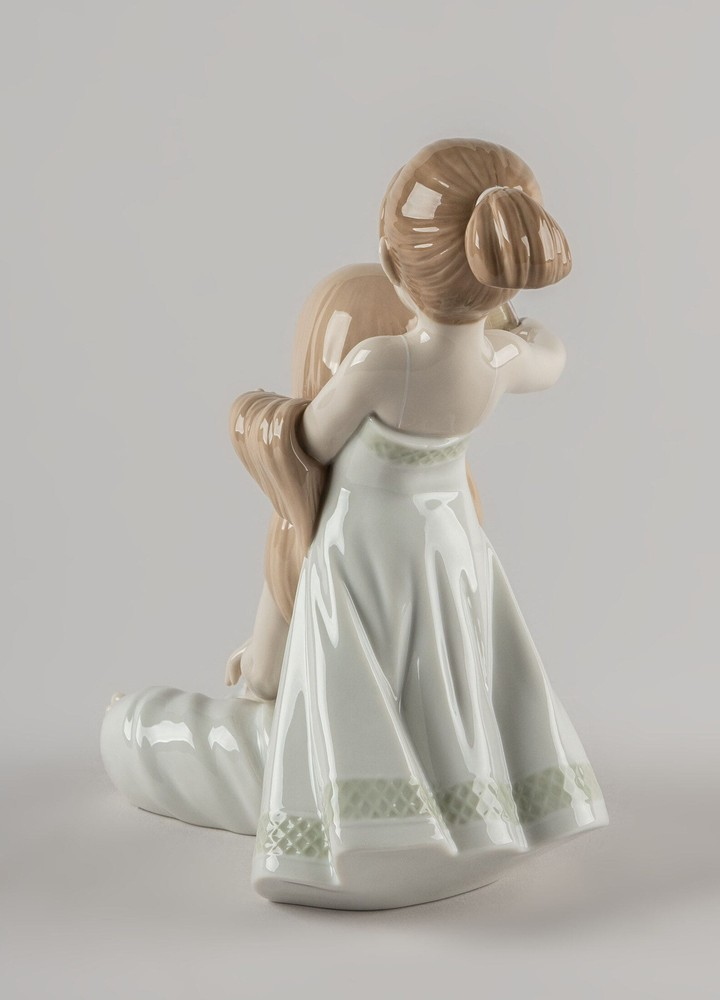 LLADRÓ objet décoratif JE TE PEIGNE