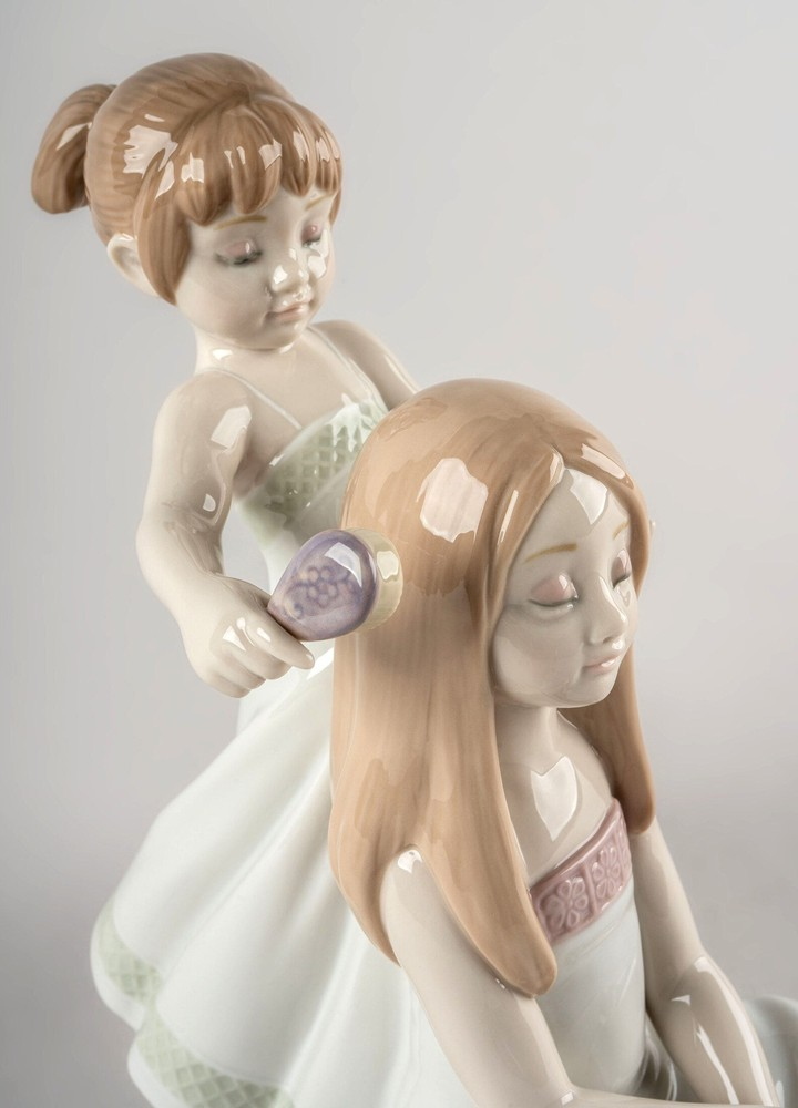 LLADRÓ objet décoratif JE TE PEIGNE