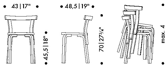 Artek Chair 68