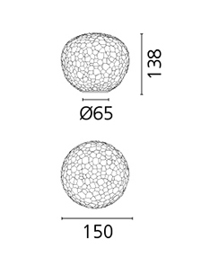 ARTEMIDE METEORITE TABLE