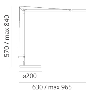 ARTEMIDE DEMETRA TABLE