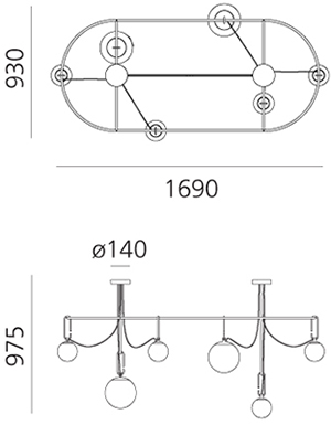 ARTEMIDE NH S5 ELLIPTIC