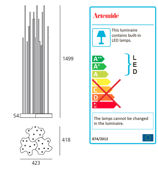 ARTEMIDE REEDS IP 67