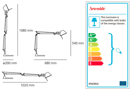 ARTEMIDE TOLOMEO MINI