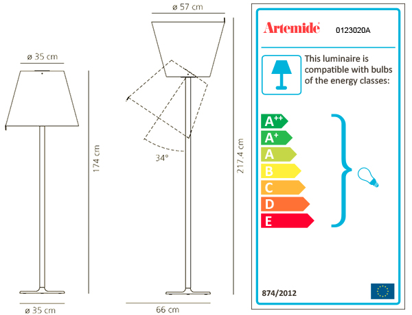 ARTEMIDE MELAMPO MEGA FLOOR