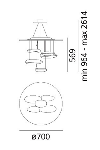 ARTEMIDE MERCURY LE SUSPENSION