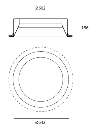 ARTEMIDE TAGORA INCASSO 570