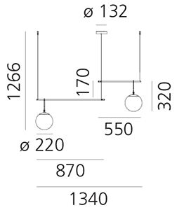 ARTEMIDE NH S3 2 ARMS