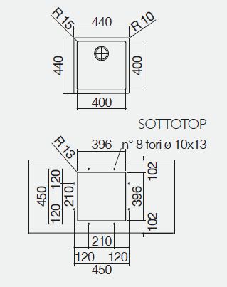 barazza 1X4040S misure