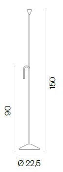 BD BARCELONA DESIGN porte-bougie haut BATON