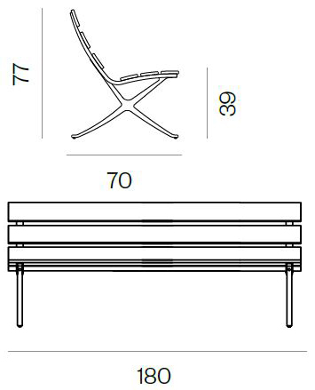 BD Barcelona Design table b desk
