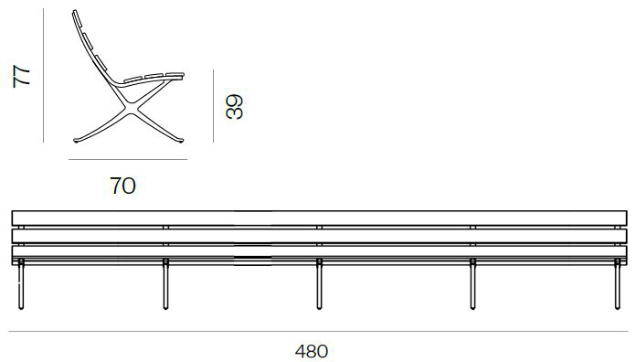 BD Barcelona Design table b desk