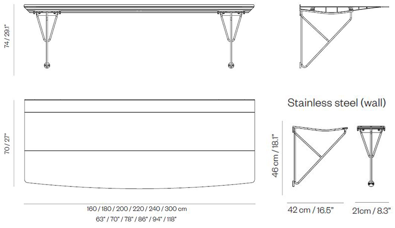 BD Barcelona Design table b desk