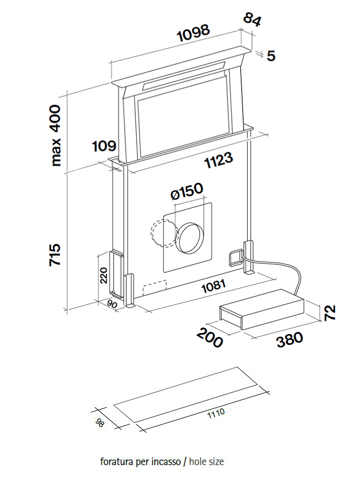 Falmec Downdraft