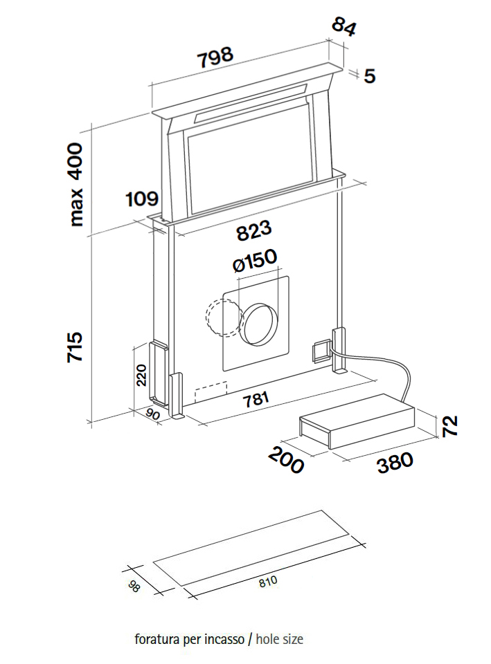 Falmec Downdraft