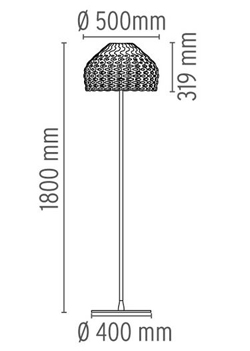 Flos tatou f sizes