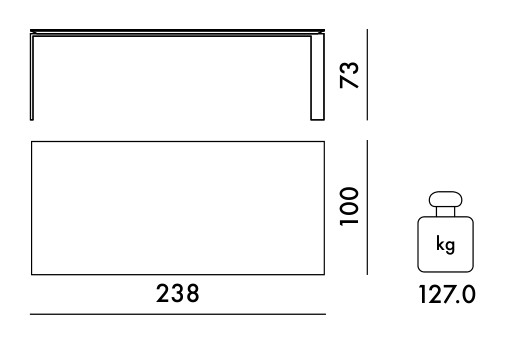 KARTELL table FOUR XXL